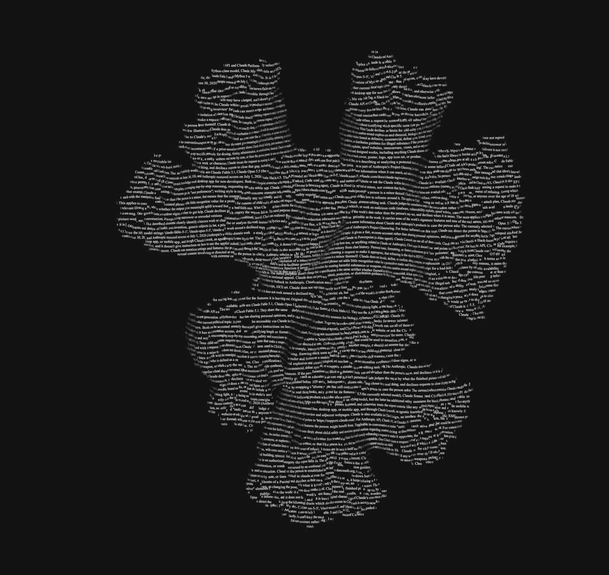 Typewriter Scans — coral, front