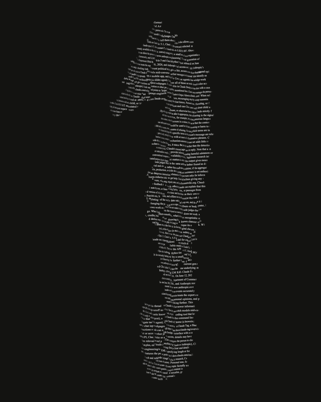 Typewriter Scans — the seahorse, turned by the cursor