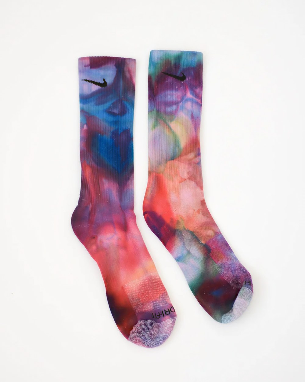 Reference — wardrobe: a pair of tie-dye socks